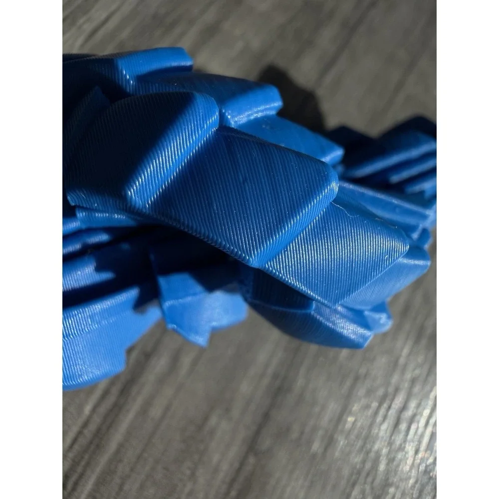 3D Printed Twisty Fidget Dragon Egg Mini -‎ Blue Sensory Toy